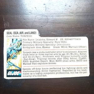 80's Gi Joe cards
